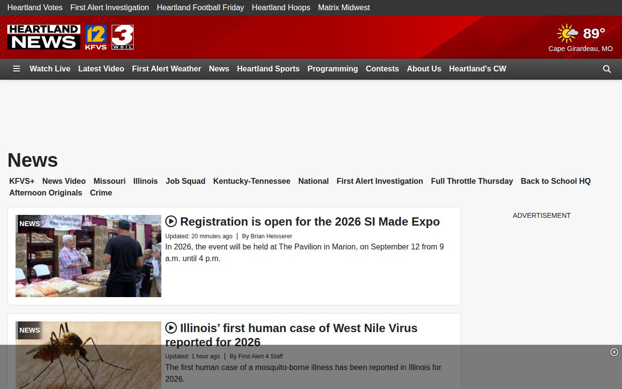 Mississippi County arrest news source from KFVS regional coverage